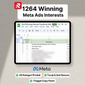 1264 Winning Meta Ads Interests Database
